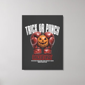 Impressão Em Tela Noite de Nocautes de Halloween