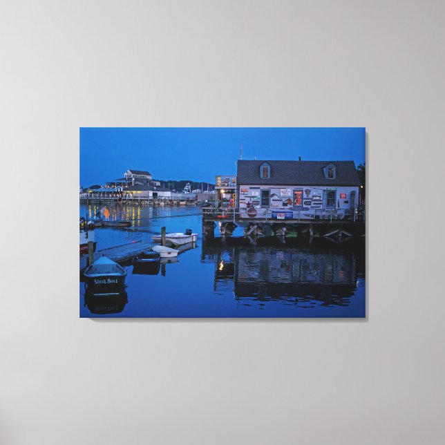 Impressão Em Tela Noite em Scituate (Frente)