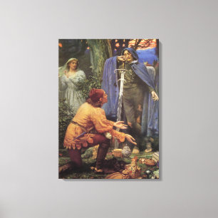 Impressão Em Tela Noiva de Bertuccio (por Edward Robert Hughes)