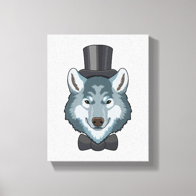 Impressão Em Tela Noivo lobo com arco (Frente)