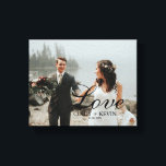 Impressão Em Tela Nome do Amor de Foto de Casamento Personalizado ou<br><div class="desc">Foto personalizada Nome de amor ou Nome da família Tela de impressão</div>
