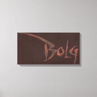 Impressão Em Tela Nome do Bolg