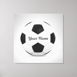 Impressão Em Tela Nome Personalizado da Bola de Futebol