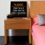 Impressão Em Tela Nome Personalizado O Homem O Mito A Legenda<br><div class="desc">Nome Personalizado O Homem O Mito A Legenda</div>
