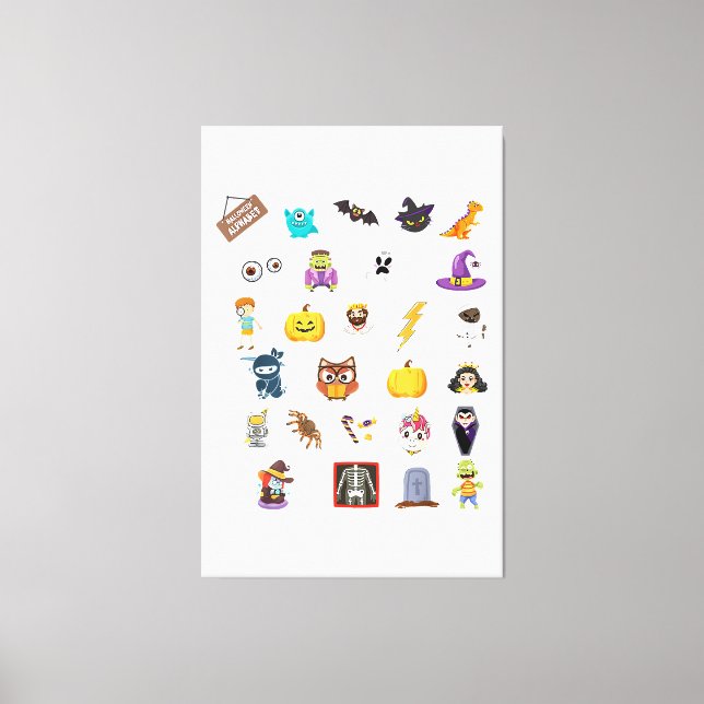 Impressão Em Tela Nome Sobrenome Personalizado Ashton (Frente)