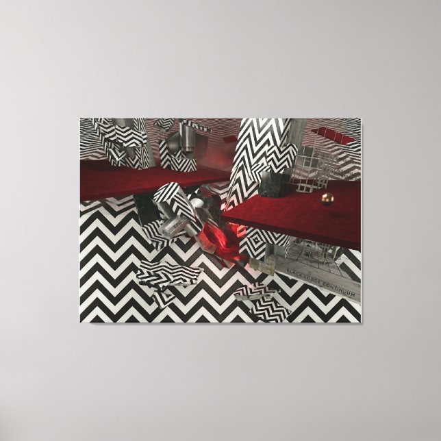 Impressão Em Tela Non-Euclidean Shift №1 (Frente)