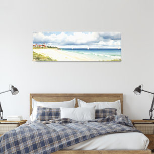 Impressão Em Tela "Norfolk Living By Sea"