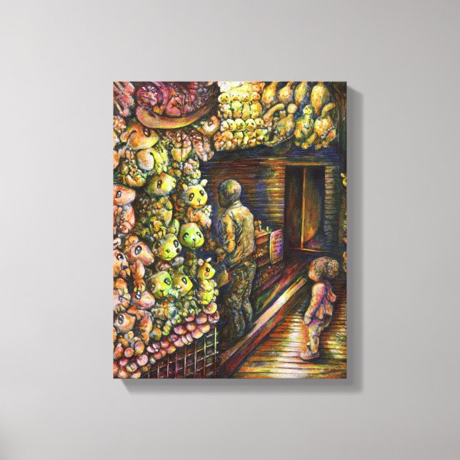 Impressão Em Tela Norte do Circo (Frente)