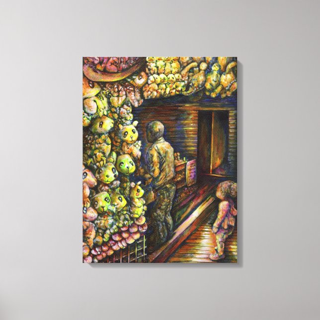 Impressão Em Tela Norte do Circo (Frente)