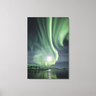 Impressão Em Tela Norte Lights Noruega