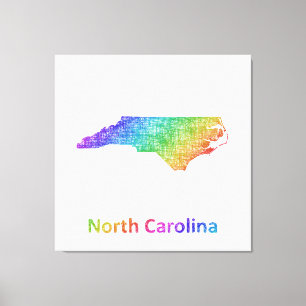 Impressão Em Tela North Carolina