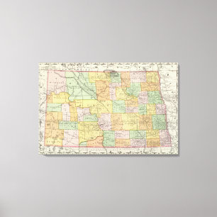 Impressão Em Tela North Dakota