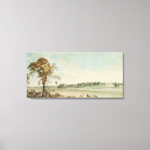 Impressão Em Tela North West View of Wakefield Lodge em Whittlebury