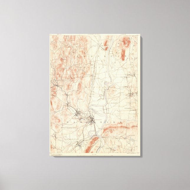 Impressão Em Tela Northampton, Massachusetts (Frente)