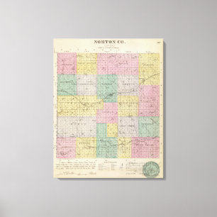 Impressão Em Tela Norton County, Kansas