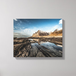 Impressão Em Tela Noruega Lofoten Islands Landscape Photo