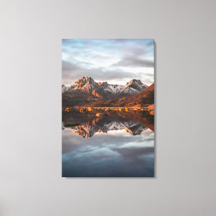 Impressão Em Tela Noruega Mountain Landscape Photo
