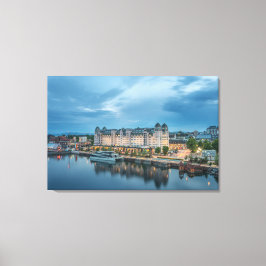 Impressão Em Tela Noruega Oslo