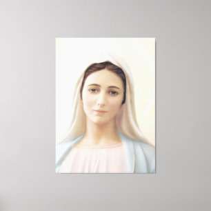 Impressão Em Tela Nossa Senhora da Paz, Medjugorje, Rainha da Paz