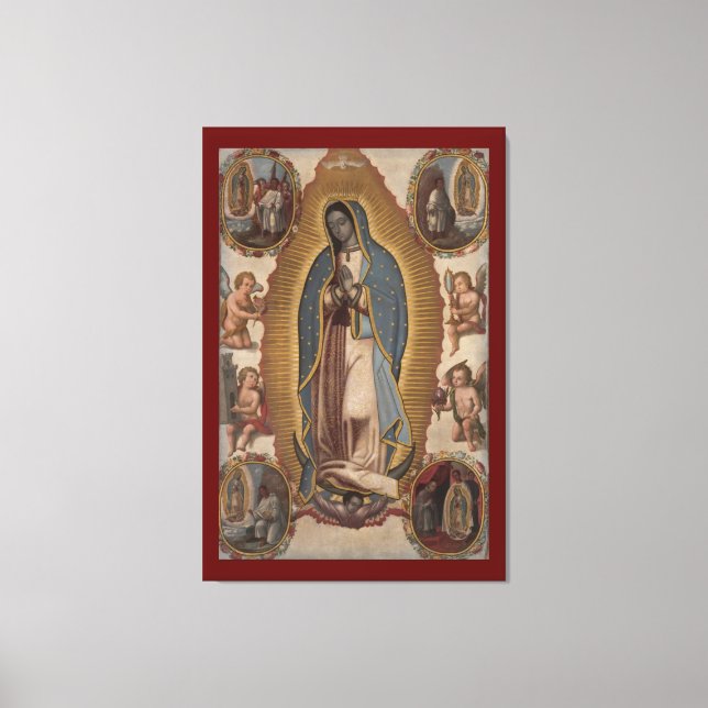 Impressão em Tela Nossa Senhora de Guadalupe (Frente)