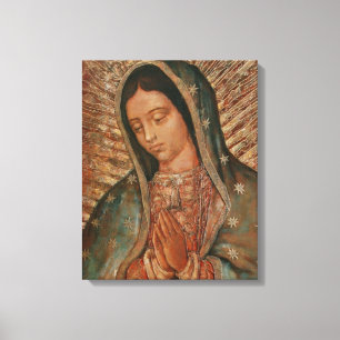 Impressão Em Tela nossa senhora de tela de guadalupe