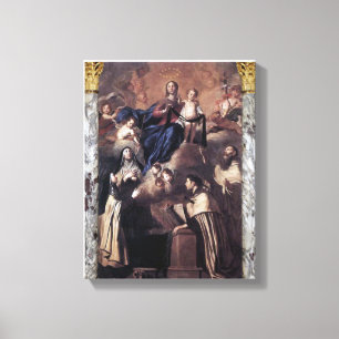 Impressão Em Tela Nossa Senhora do Monte Carmel