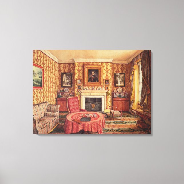 Impressão Em Tela Nosso Sala de Desenho em York (Frente)