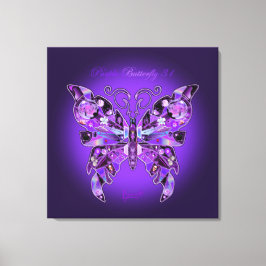 Impressão Em Tela Notebook Purple Butterfly 31