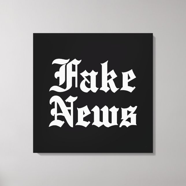 Impressão Em Tela Notícias falsas (Frente)