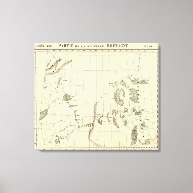 Impressão Em Tela Nova Grã - Bretanha 16 (Frente)