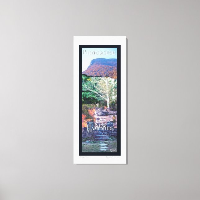 Impressão Em Tela Nova Hampshire (Frente)