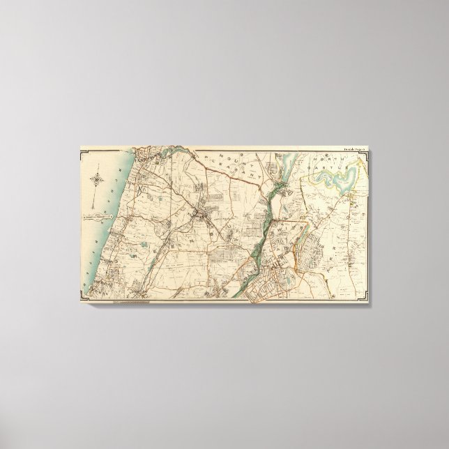 Impressão Em Tela Nova Iorque 3 Norte (Frente)