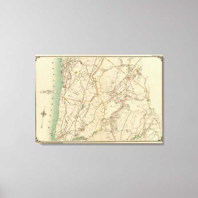 Impressão Em Tela Nova Iorque 5 norte (Frente)