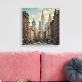 Impressão Em Tela Nova Iorque Bustling