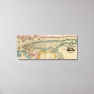 Impressão Em Tela Nova Iorque & condado