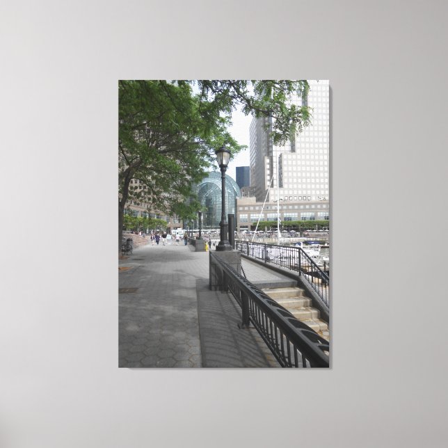 Impressão Em Tela Nova Iorque de jardim de inverno (Frente)