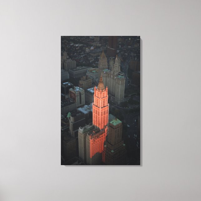 Impressão Em Tela Nova Iorque-Manhattan EUA (Frente)