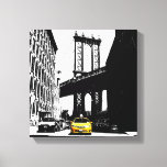 Impressão Em Tela Nova Iorque Yellow Taxi Brooklyn Bridge Nyc<br><div class="desc">Nova Iorque Yellow Taxi Brooklyn Bridge Nyc Pop Art Impressão.</div>