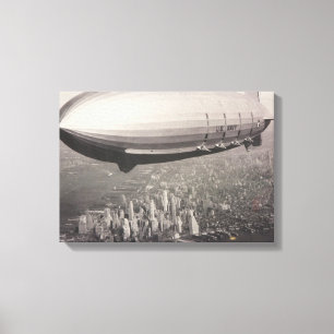 Impressão Em Tela Nova York Zeppelin