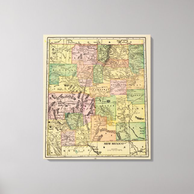 Impressão Em Tela Novo México (Frente)