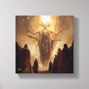 Impressão Em Tela Novo Mundo