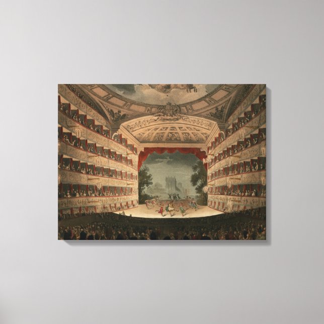 Impressão Em Tela Novo Teatro de Jardim do Covent (Frente)