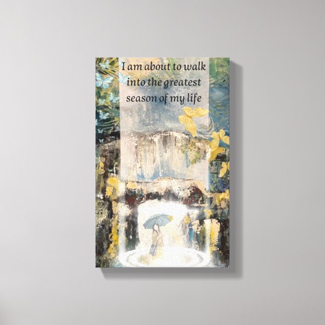 Impressão Em Tela Nu börjar livet (Frente)