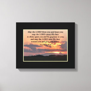 Impressão Em Tela Numera o 6:24 - poster de 26 cristãos