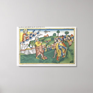 Impressão Em Tela Números 1 1-20 que preparam-se para a viagem de