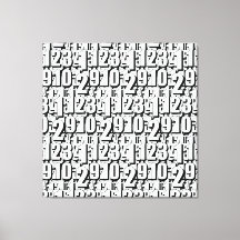 Números Preto Branco