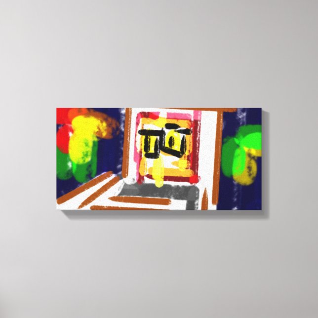 Impressão Em Tela Nuvem noturna do Coruja (Frente)