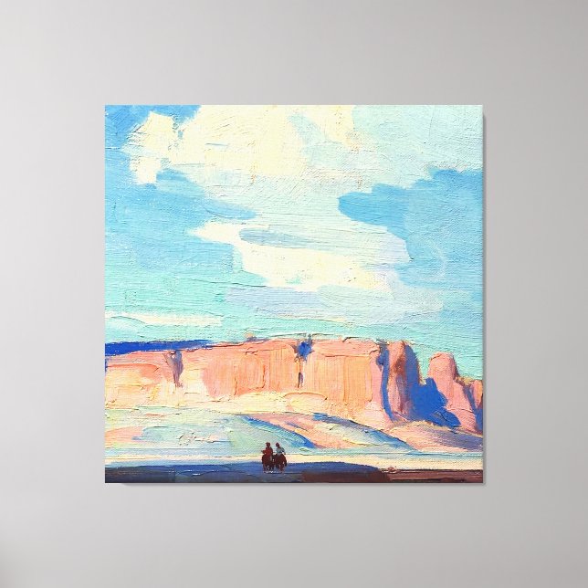 Impressão Em Tela Nuvens de arizona por Edgar Payne (Frente)