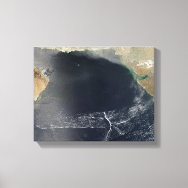 Impressão Em Tela Nuvens de onda sobre o mar Árabe (Frente)