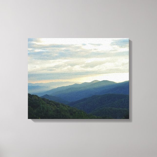 Impressão Em Tela Nuvens do Tennessee (Frente)